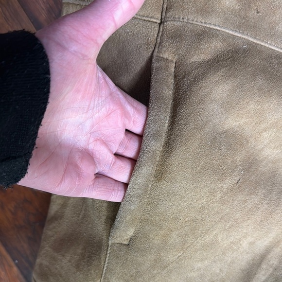 Robrik Shearling Vintage Tan Full Length Leather Coat - Made in Italy - Picture 13 of 16